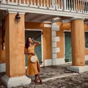 💓Reformation Canopy Dress Orange